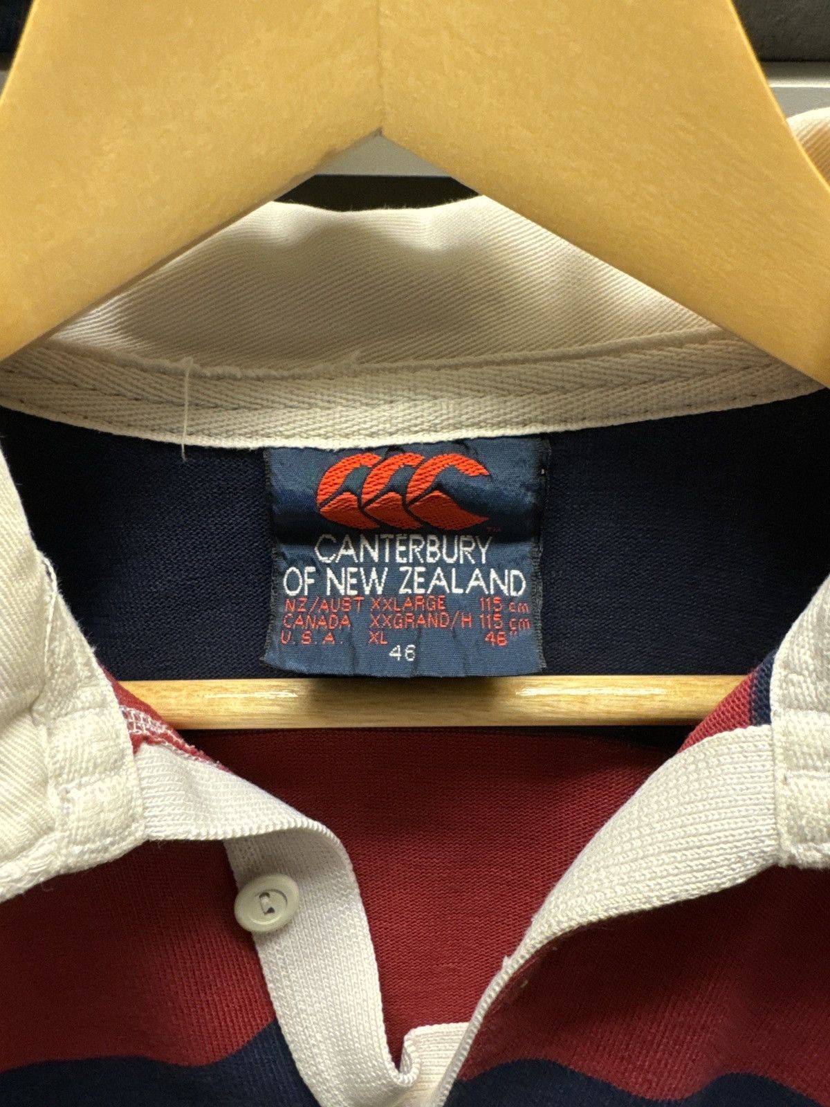 Canterbury of New Zealand Vintage Canterbury Rugby Polo Size US XL / EU 56 / 4 - 4 Thumbnail
