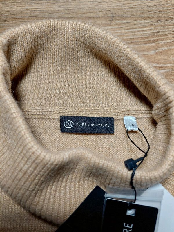 C&A 100% cashmere sweater jumper beige vintage comfortable Size S / US 4 / IT 40 - 4 Thumbnail
