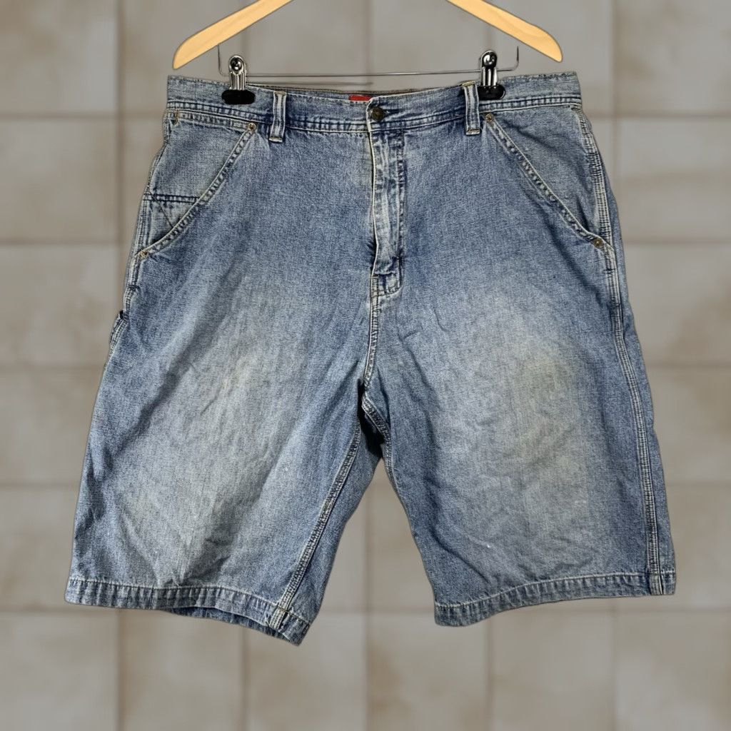 Vintage VINTAGE Union Bay Baggy Jean Shorts Jorts 38 Blue Denim 90s Mens Size US 38 / EU 54 - 1 Thumbnail
