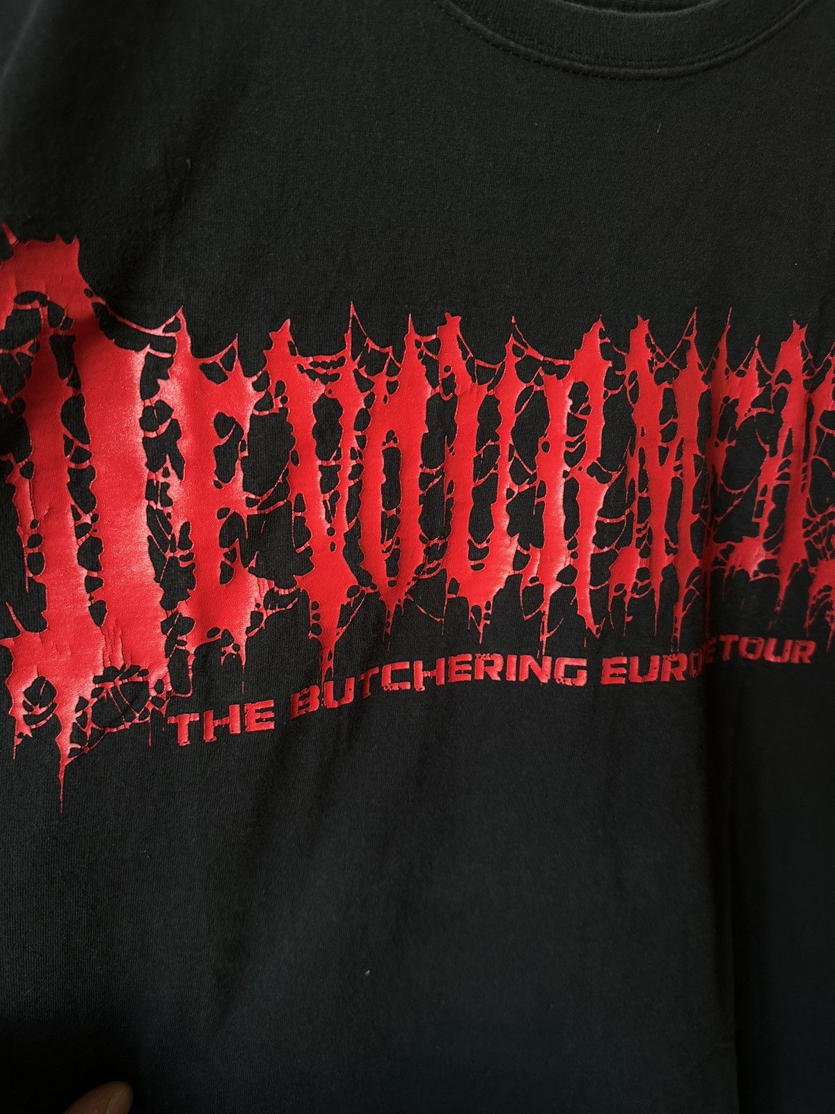 Band Tees Devourment Butchering Europe 2007 vintage rare t-shirt Size US L / EU 52-54 / 3 - 3 Thumbnail