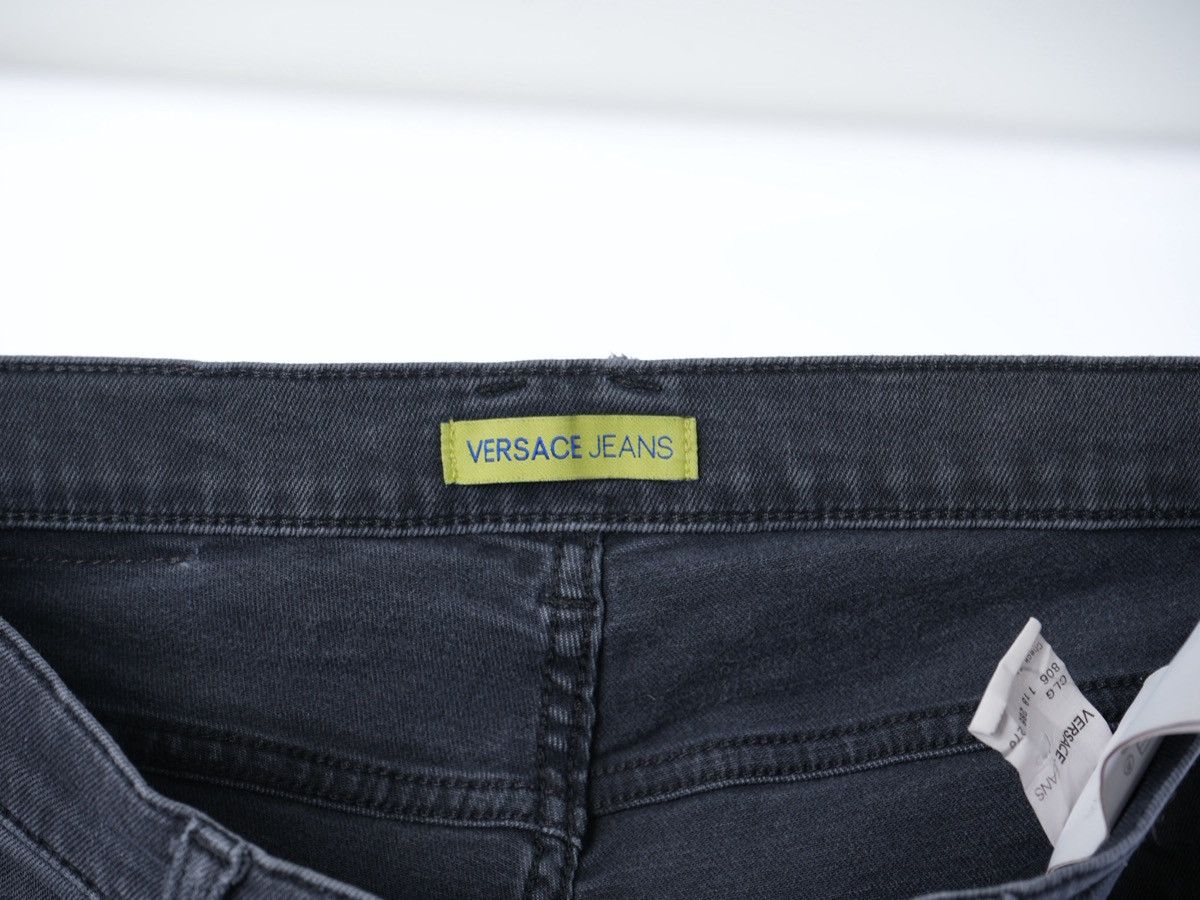 Versace Jeans Couture Versace Jeans Couture Gray Washed Jeans Size US 30 / EU 46 - 7 Thumbnail