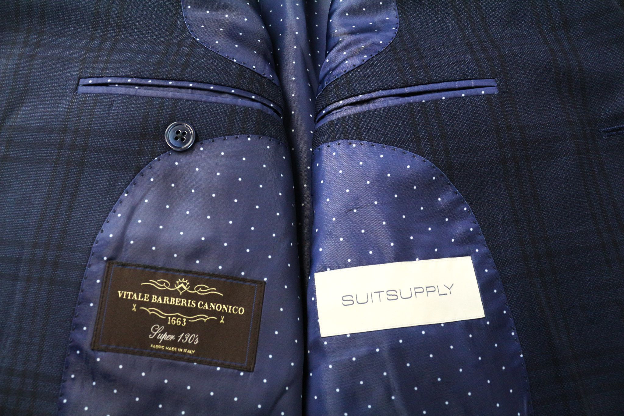 Suitsupply LA SPALLA UK38S Blue Wool S130s Blazer 75040 Size 38S - 5 Thumbnail