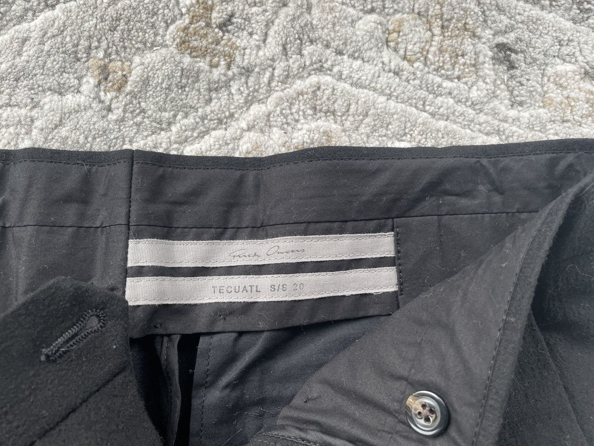 Rick Owens Rick Owens S/S 20 Tecuatl Dietrich 60%Wool40% Cupro Trousers Size US 30 / EU 46 - 3 Thumbnail