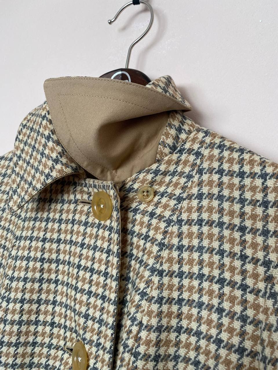 Aquascutum 🔥 VTG AQUASCUTUM REVERSIBLE TRENCH COATS WOOL Size XS / US 0-2 / IT 36-38 - 4 Thumbnail
