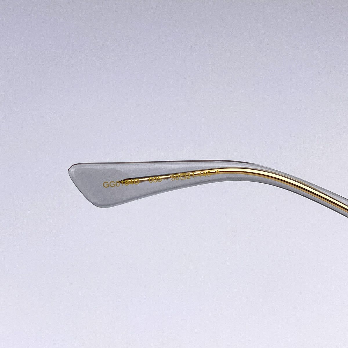 Gucci NEW Gucci GG0184O 005 Gold Square Unisex Eyeglasses Size ONE SIZE - 10 Thumbnail