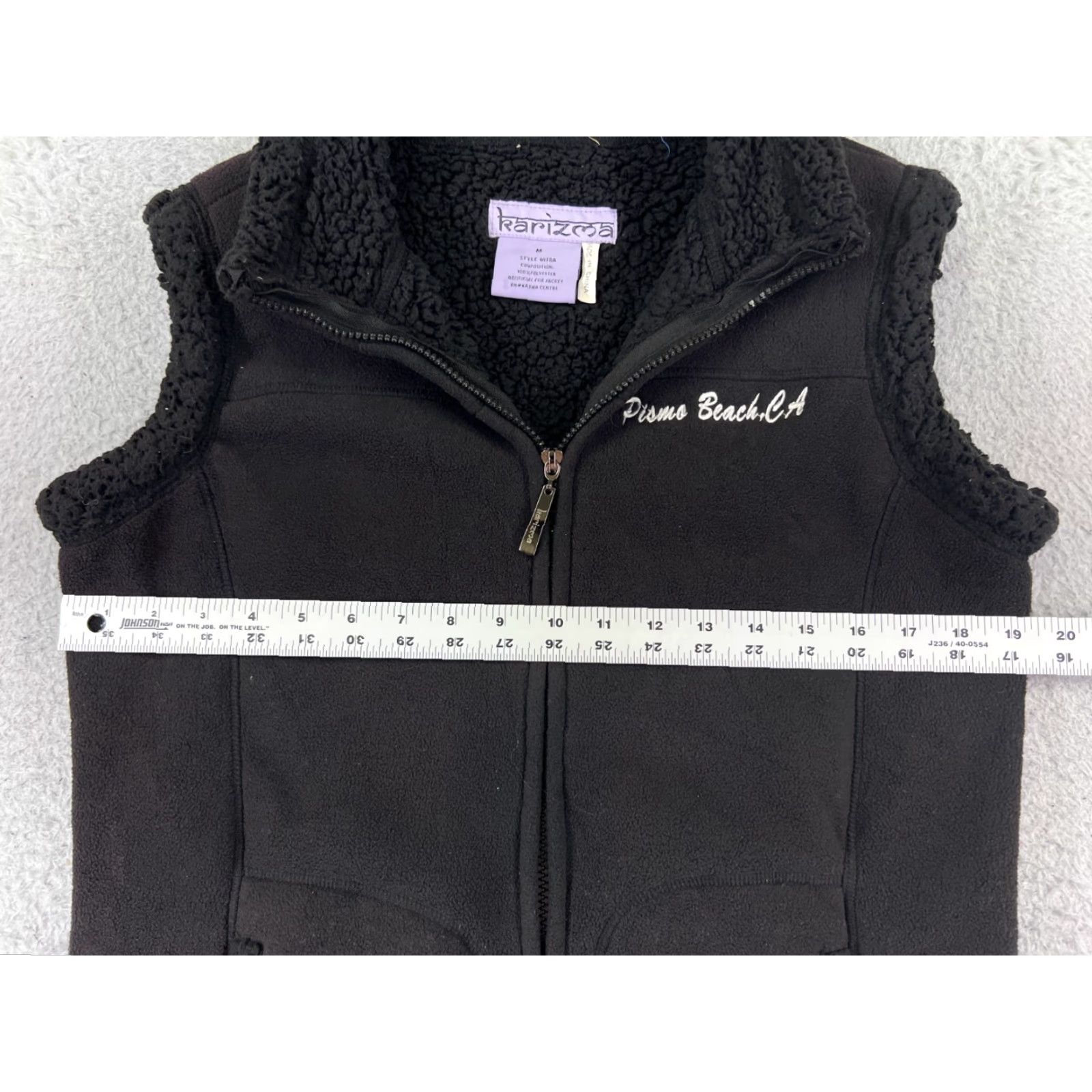 Vintage VINTAGE Karizma Vest Womens M Black Full Zip Polyester Fleece Size M / US 6-8 / IT 42-44 - 7 Thumbnail