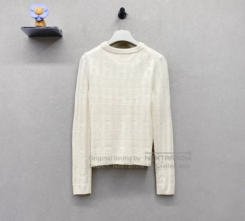 Hermes Hermes Ivory knitted sweater Size XS / US 0-2 / IT 36-38 - 3 Thumbnail