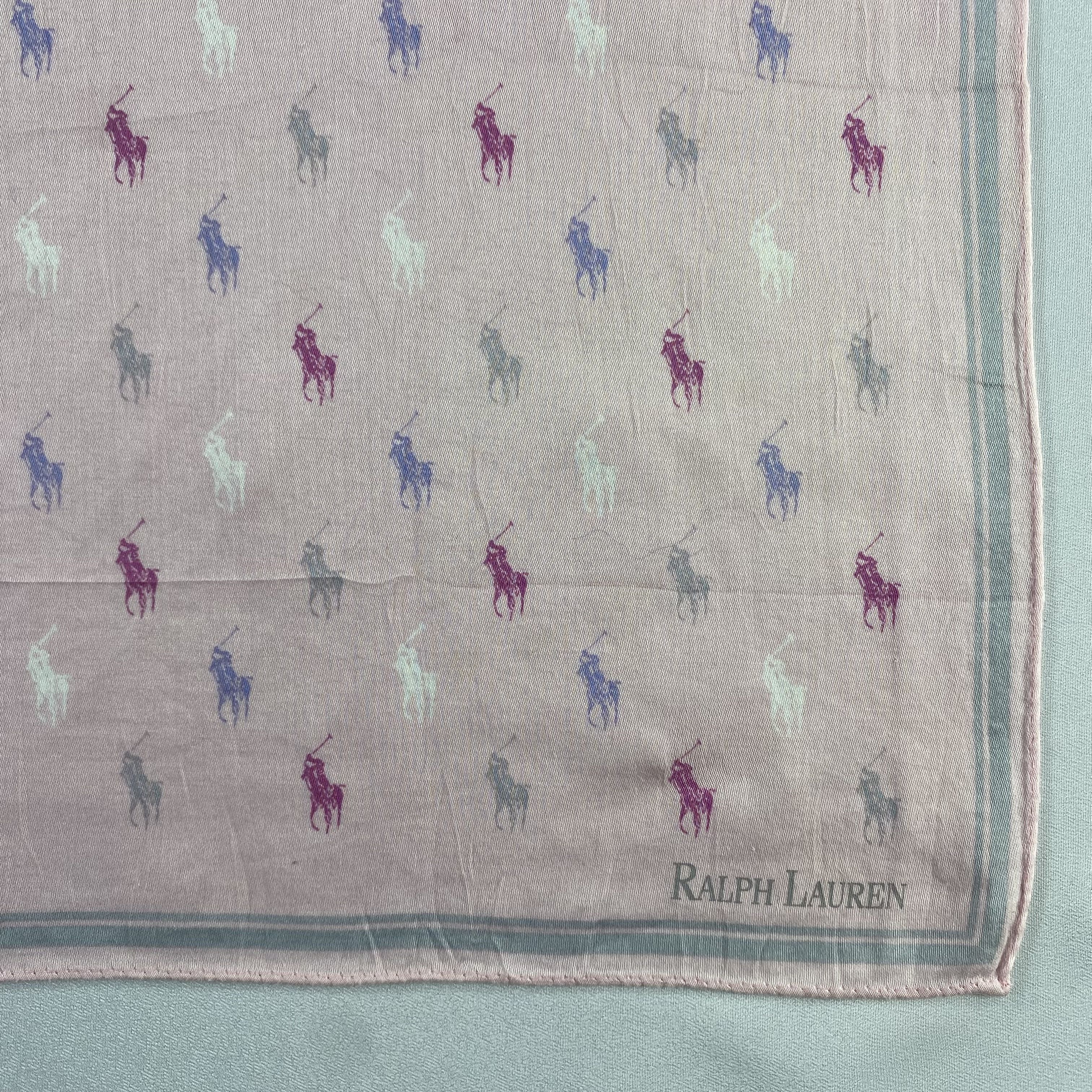 Ralph Lauren × Vintage Ralph Lauren Handkerchief / Neckerchief / Bandana-P1755 Size ONE SIZE - 3 Thumbnail