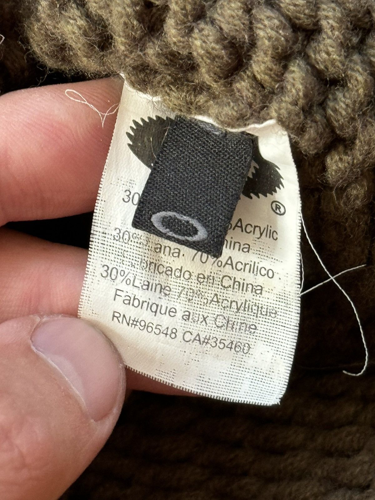 Japanese Brand × Oakley × Vintage Vintage Oakley Knitted Wool Hat Size ONE SIZE - 4 Thumbnail