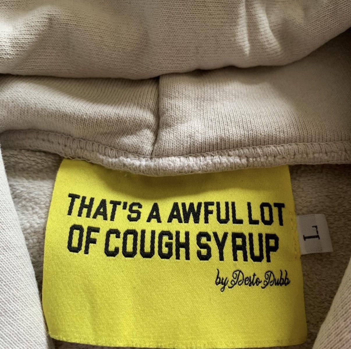 Other That's a awful lot of cough syrup x Quavo collab hoodie Size US L / EU 52-54 / 3 - 2 Thumbnail