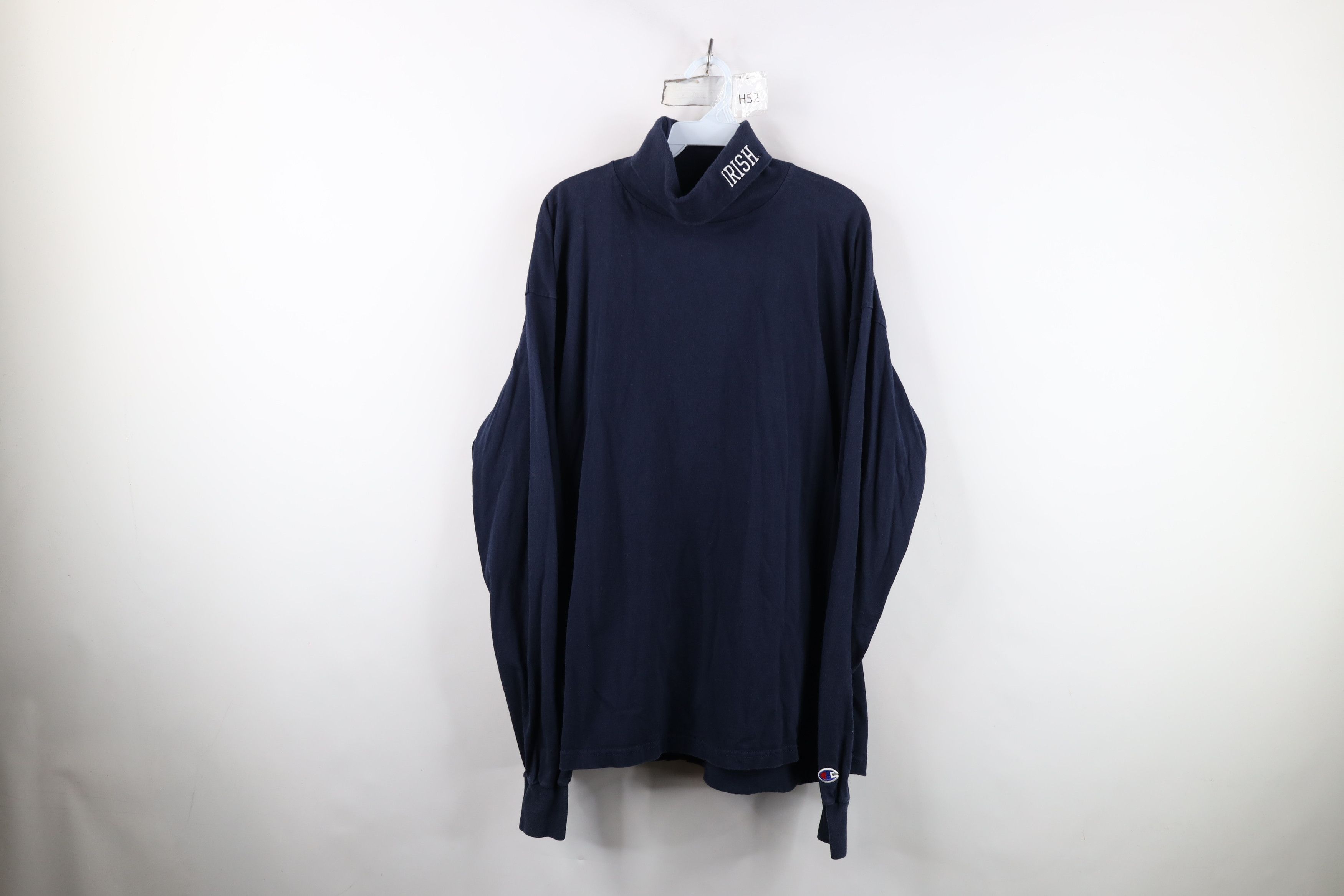 Champion Vintage 90s Champion University Irish Turtleneck T-Shirt USA Size US L / EU 52-54 / 3 - 1 Thumbnail