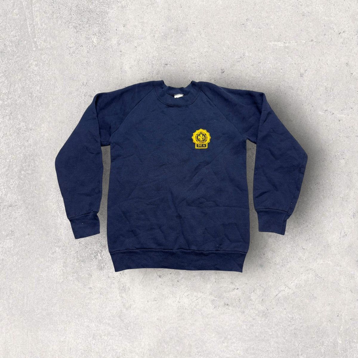 Fruit Of The Loom × Vintage Vintage NYPD Detective DEA sweatshirt Size US S / EU 44-46 / 1 - 1 Thumbnail