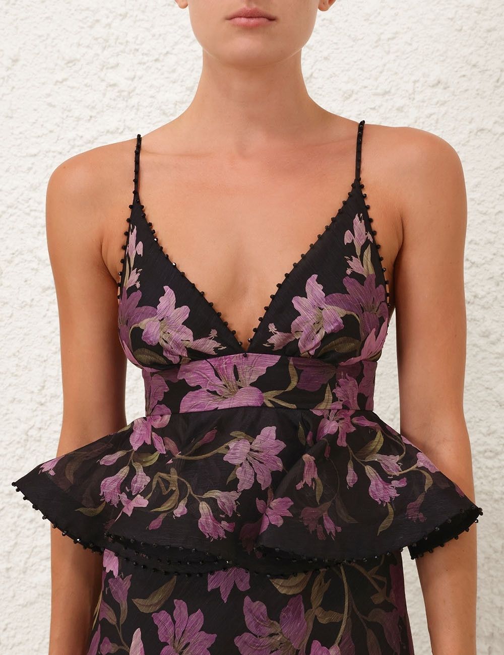 Zimmermann oc11z0226 Dawning Ruffle Slip Dress In Multicolor Size S / US 4 / IT 40 - 5 Thumbnail