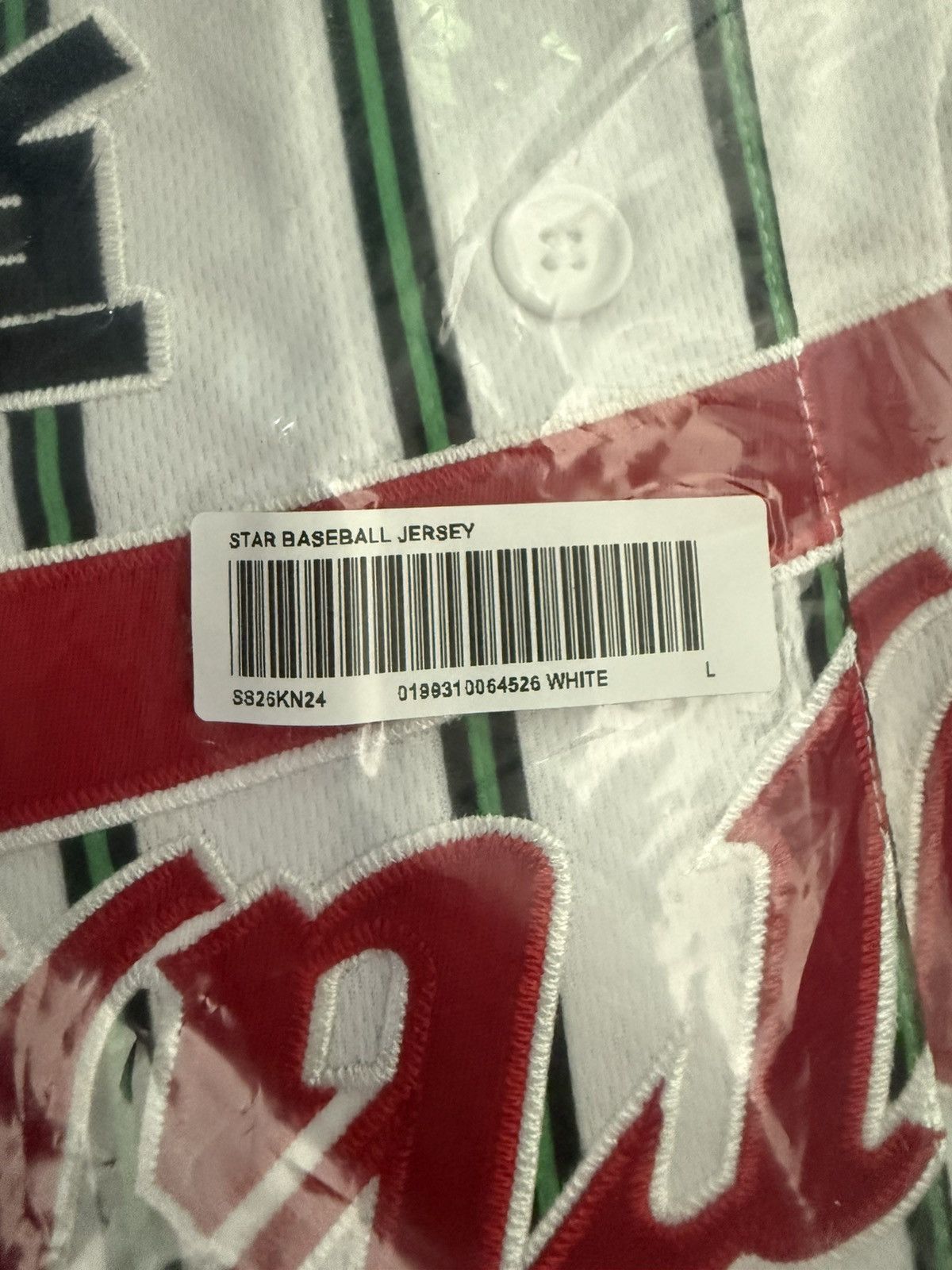 Supreme Stars Baseball Jersey Sripe Size US L / EU 52-54 / 3 - 7 Thumbnail