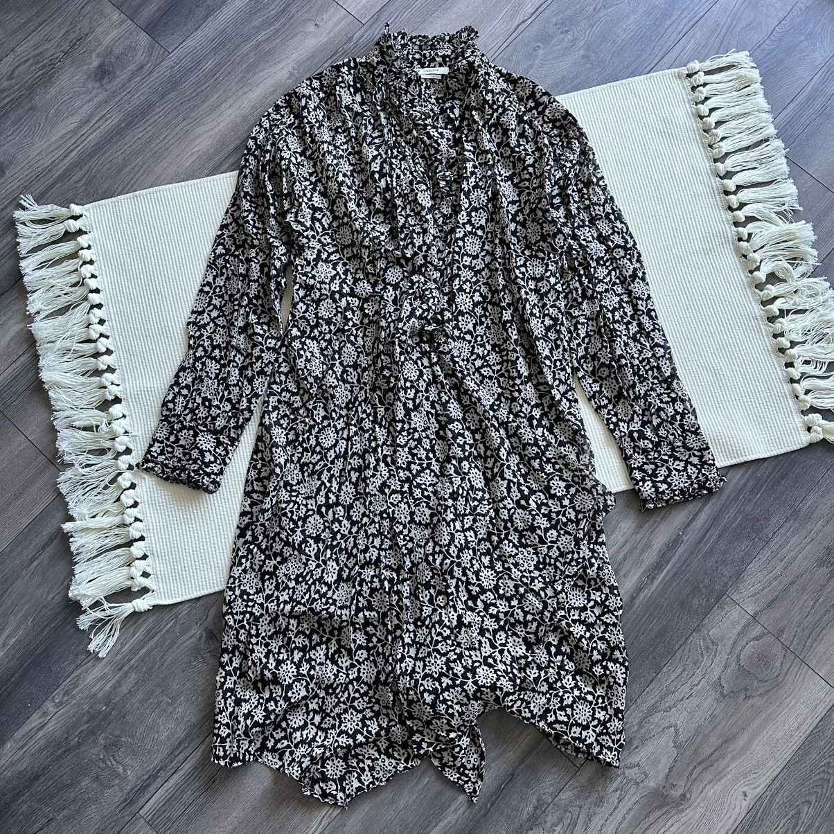 Isabel Marant Etoile Isabel Marant Etoile Pamela Floral Print Ruffled Wrap Dress Size L / US 10 / IT 46 - 3 Thumbnail