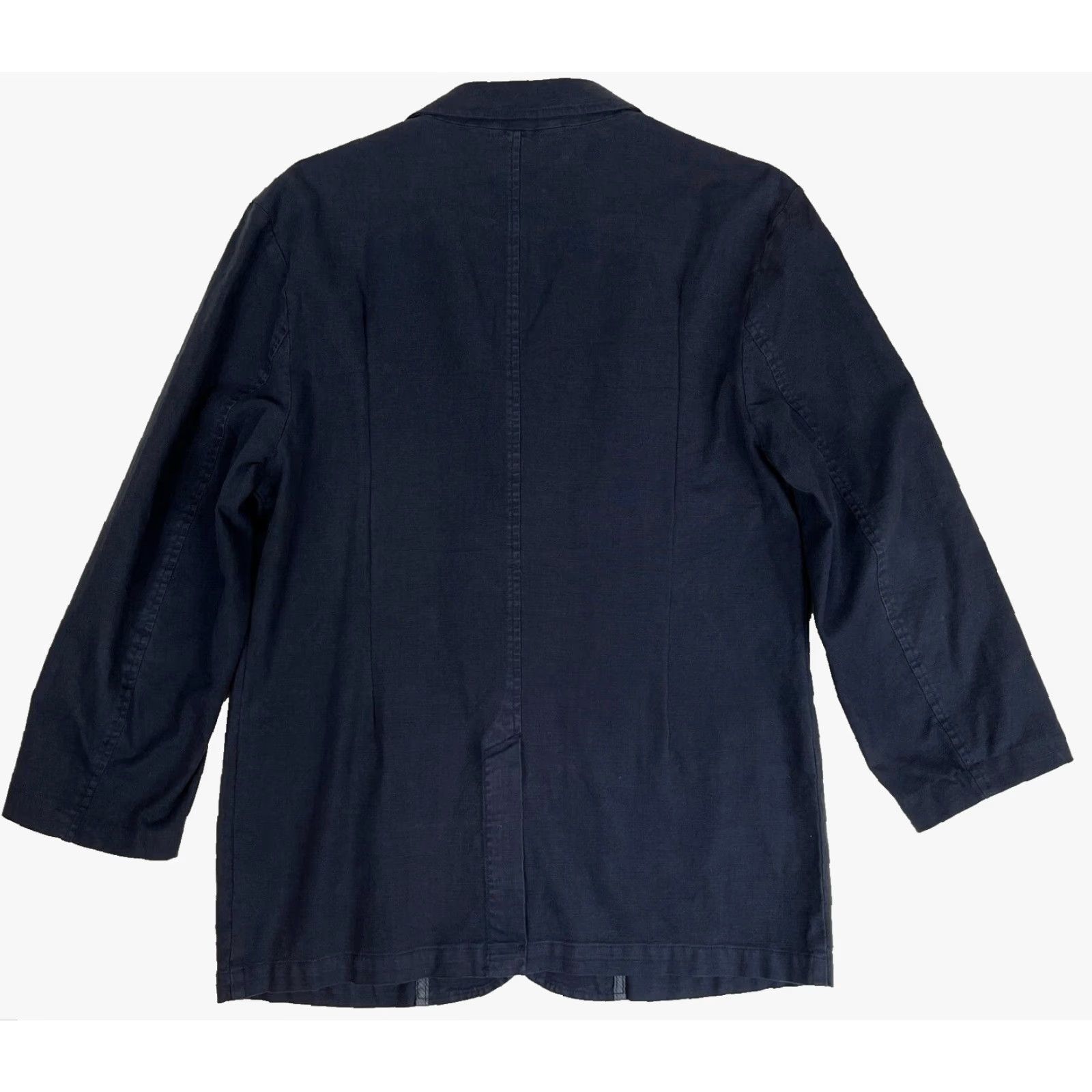 Vintage Linksoul Men’s 4-Button Blazer Jacket Navy XL Blazer Jackets Clothing Men’s XL Navy Classic Size 46R - 2 Thumbnail