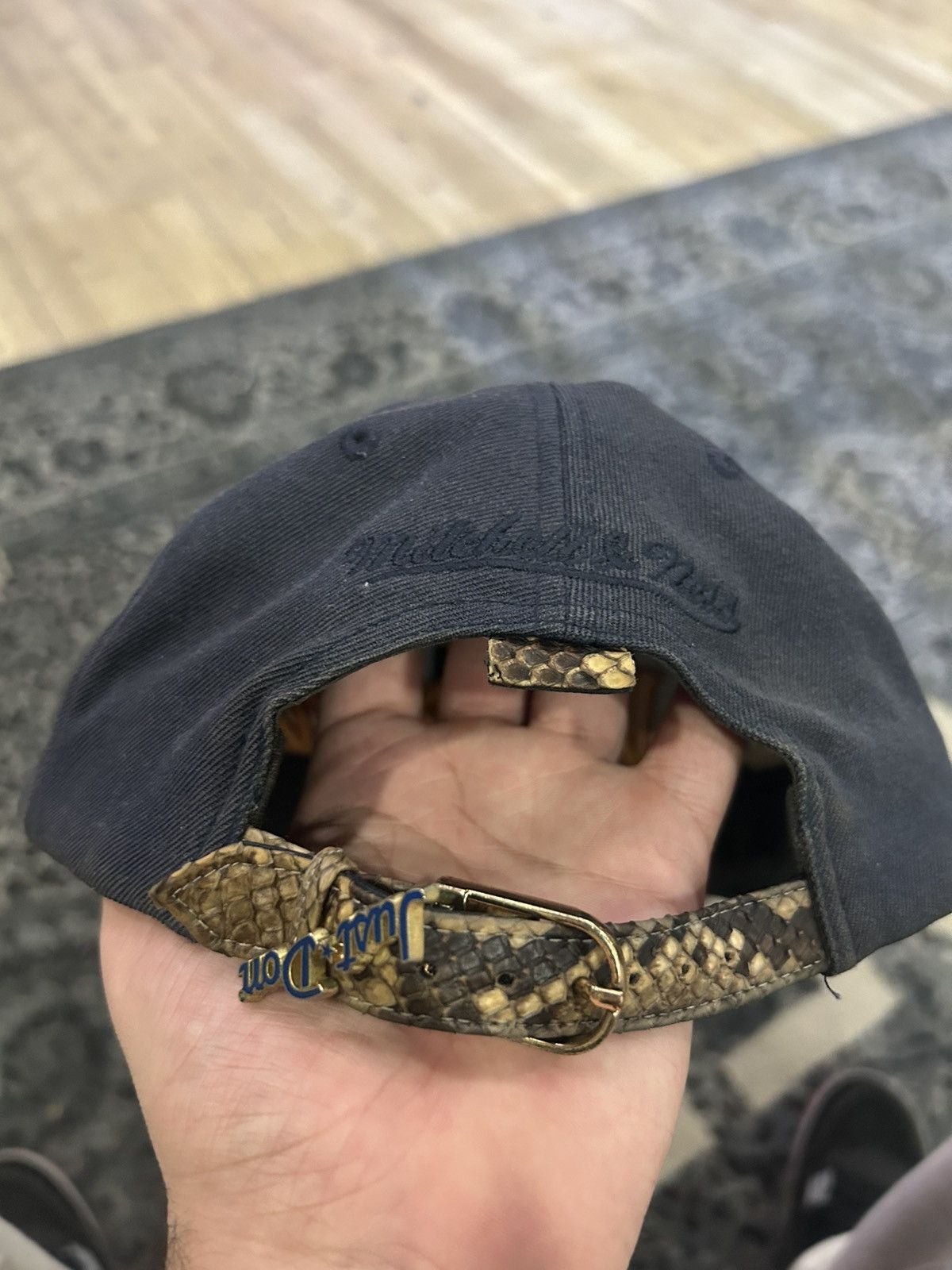 Just Don × Mitchell & Ness × Rsvp Gallery Just Don x Mitchell & Ness NBA Golden State Warriors Hat Size ONE SIZE - 4 Thumbnail