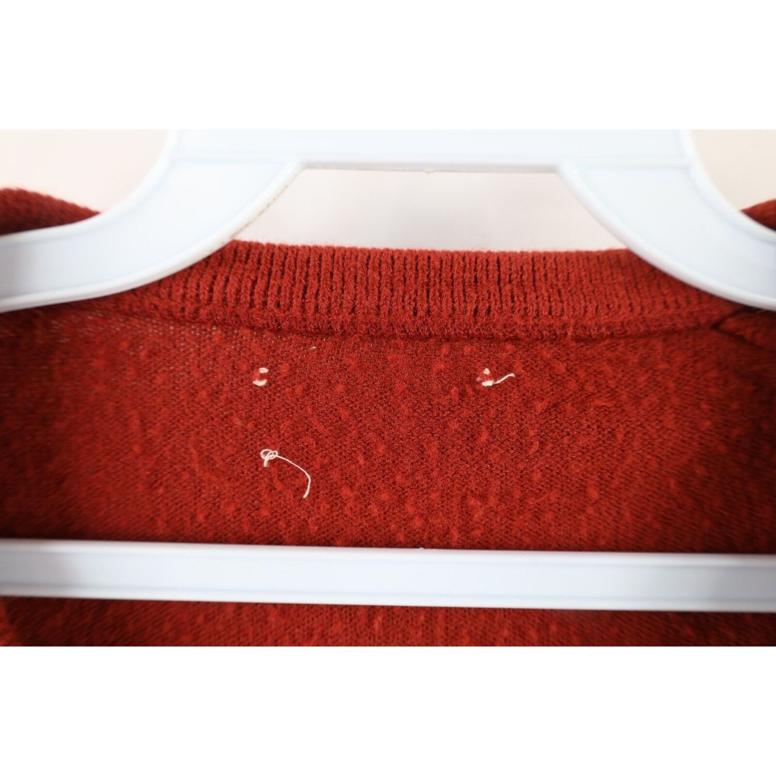 Lacoste Vintage 90s Lacoste Croc Logo Knit V-Neck Sweater Size US M / EU 48-50 / 2 - 5 Thumbnail