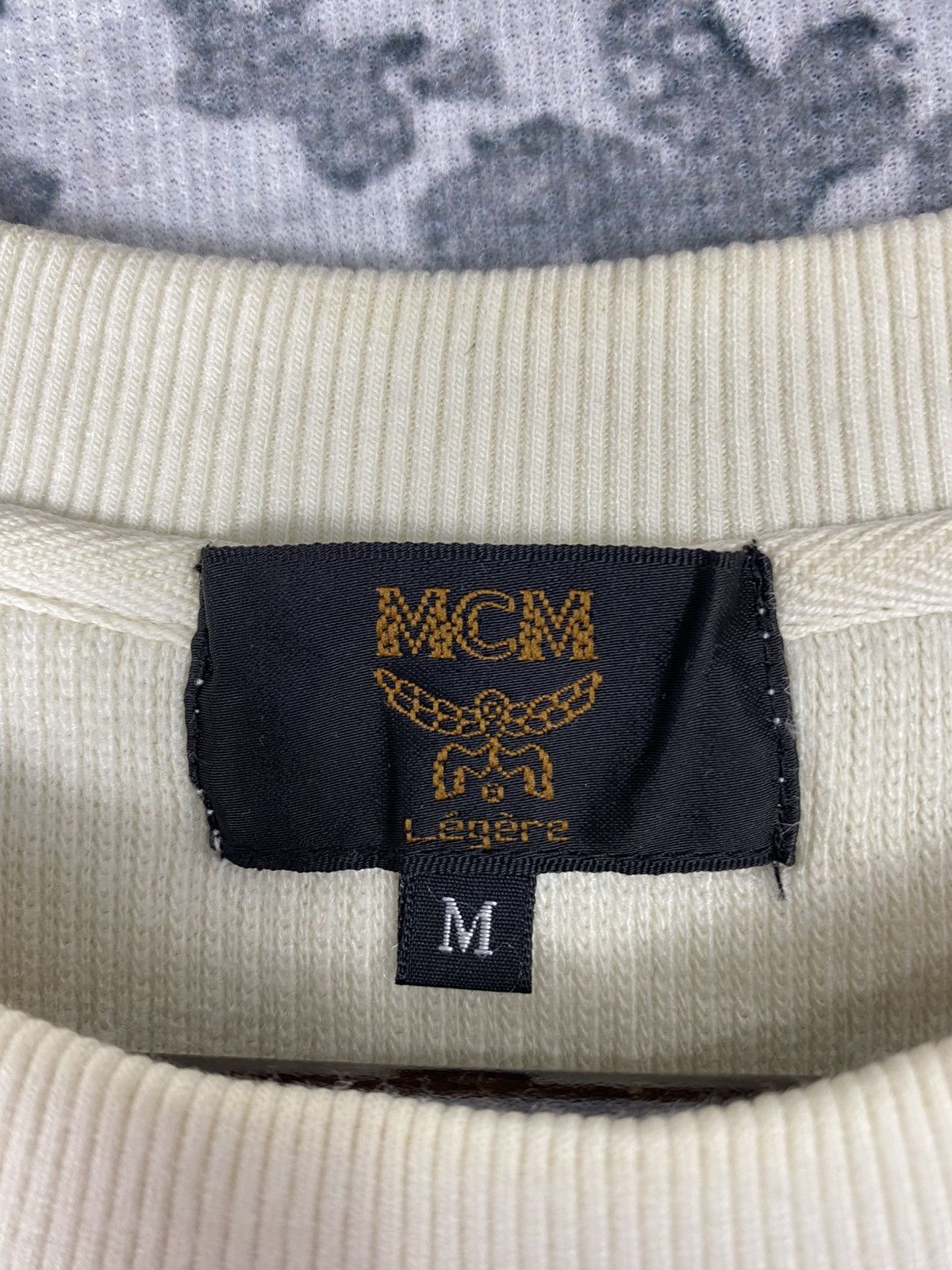 MCM Vintage MCM Big Logo Crewneck Sweatshirts Size US M / EU 48-50 / 2 - 8 Thumbnail