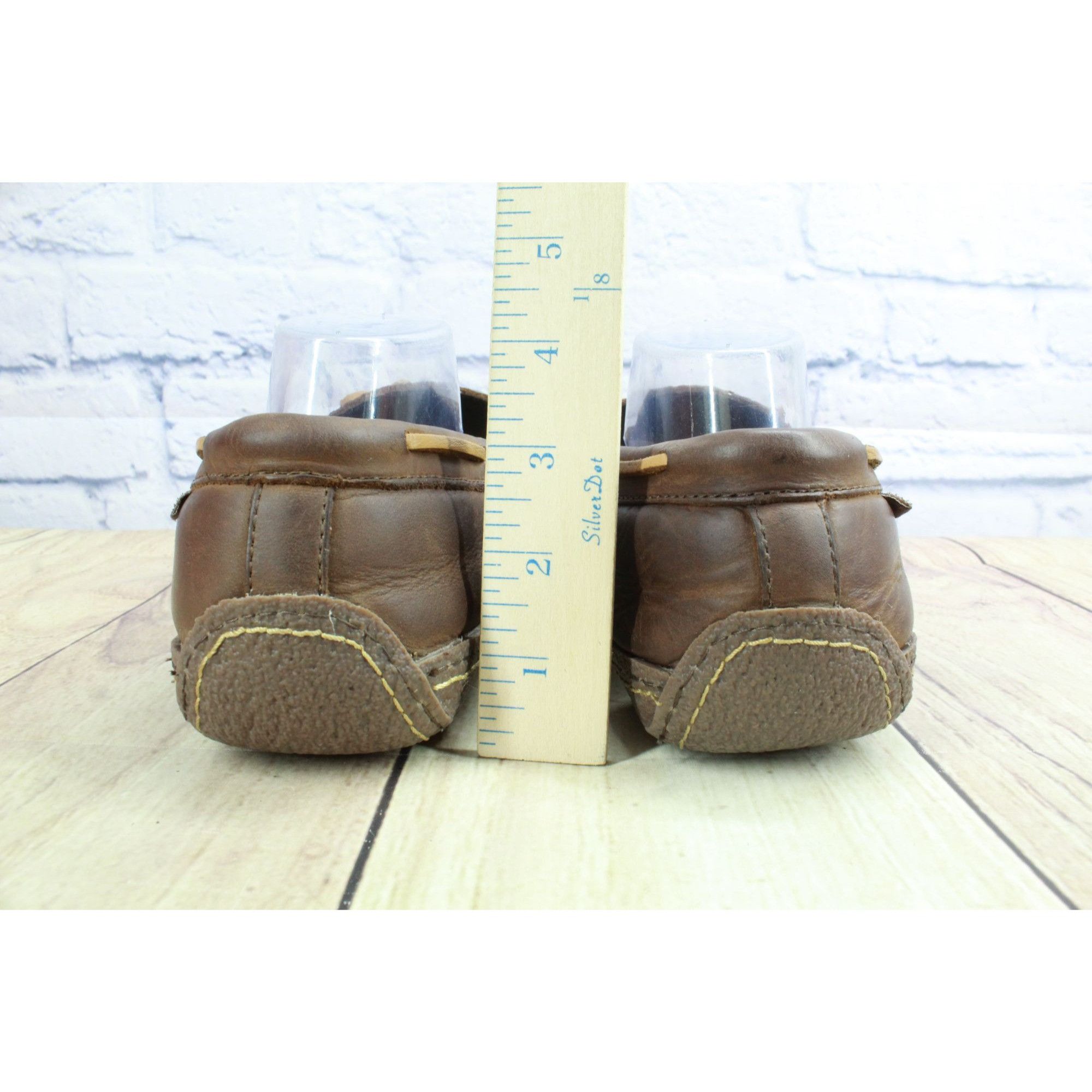 L.L. Bean LL Bean Men's Brown Leather Flannel Lined Classic Style Hand Size US 11 / EU 44 - 6 Thumbnail