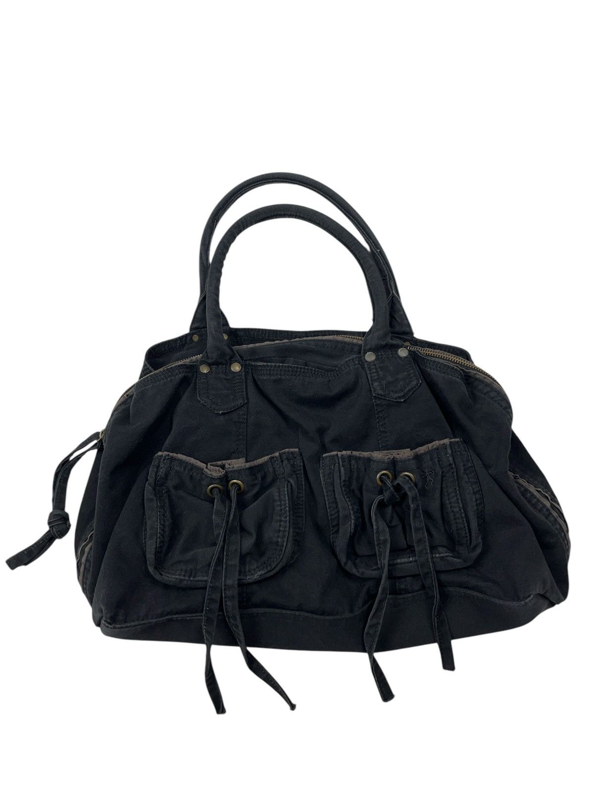 Japanese Brand Vintage y2k Handle Bag Multi Pocket Diesel Style Size ONE SIZE - 1 Thumbnail