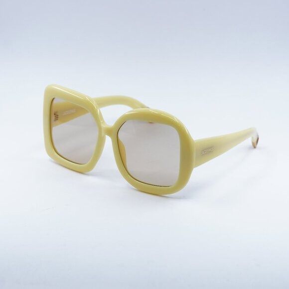 Jacquemus Jacquemus CARRE ROND JAC/10 C2 Sunglasses Havana  display picture 3