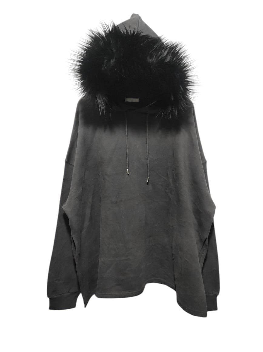 Japanese Brand Melted Oversized fur hoodie ifsix LGB style Size L / US 10 / IT 46 - 1 Thumbnail