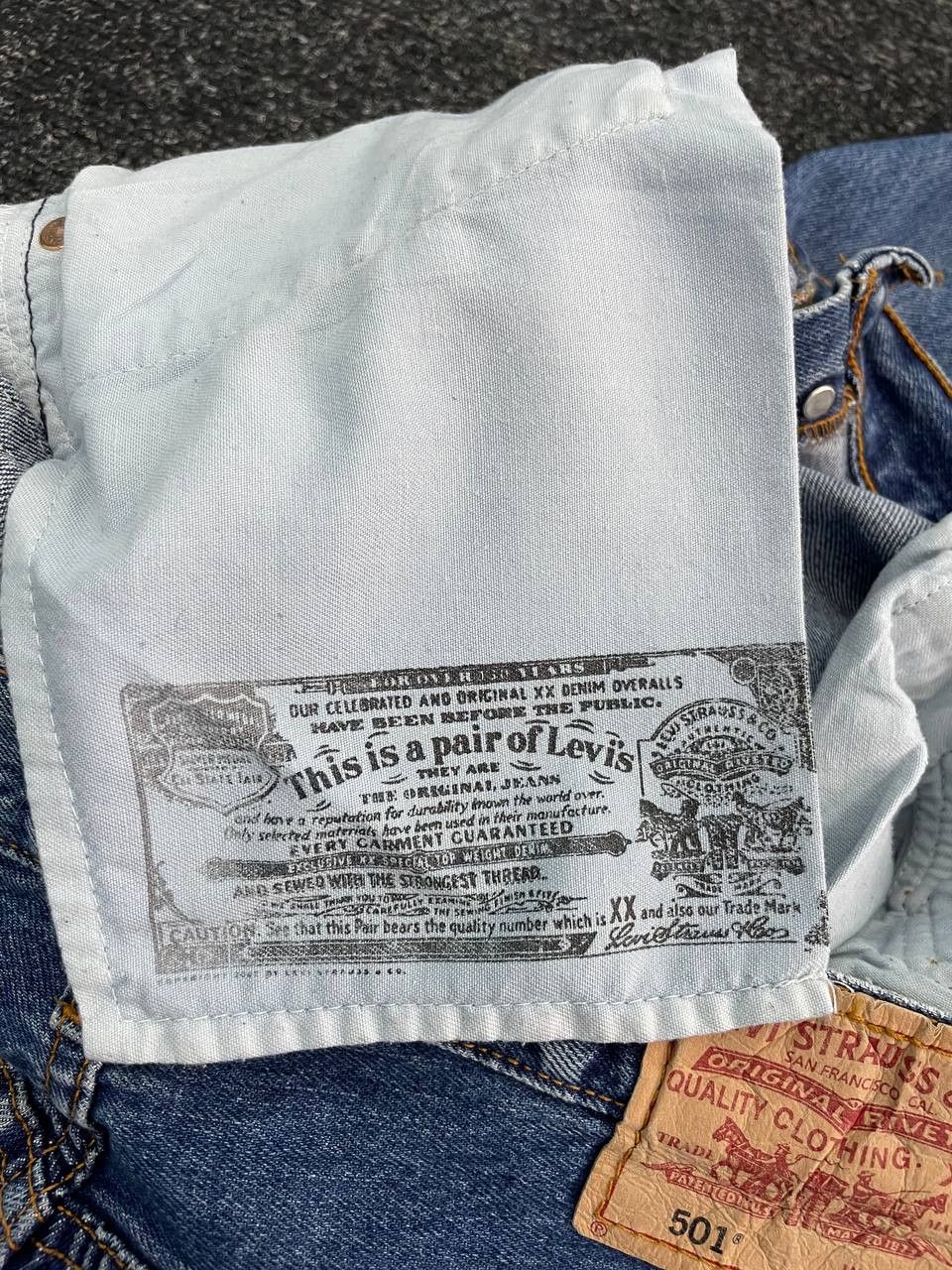 Hysteric Glamour × If Six Was Nine × Levi's CRAZY HYSTERIC GLAMOUR STYLE STONE WASHED DISTRESSED JEANS Size US 33 - 7 Thumbnail