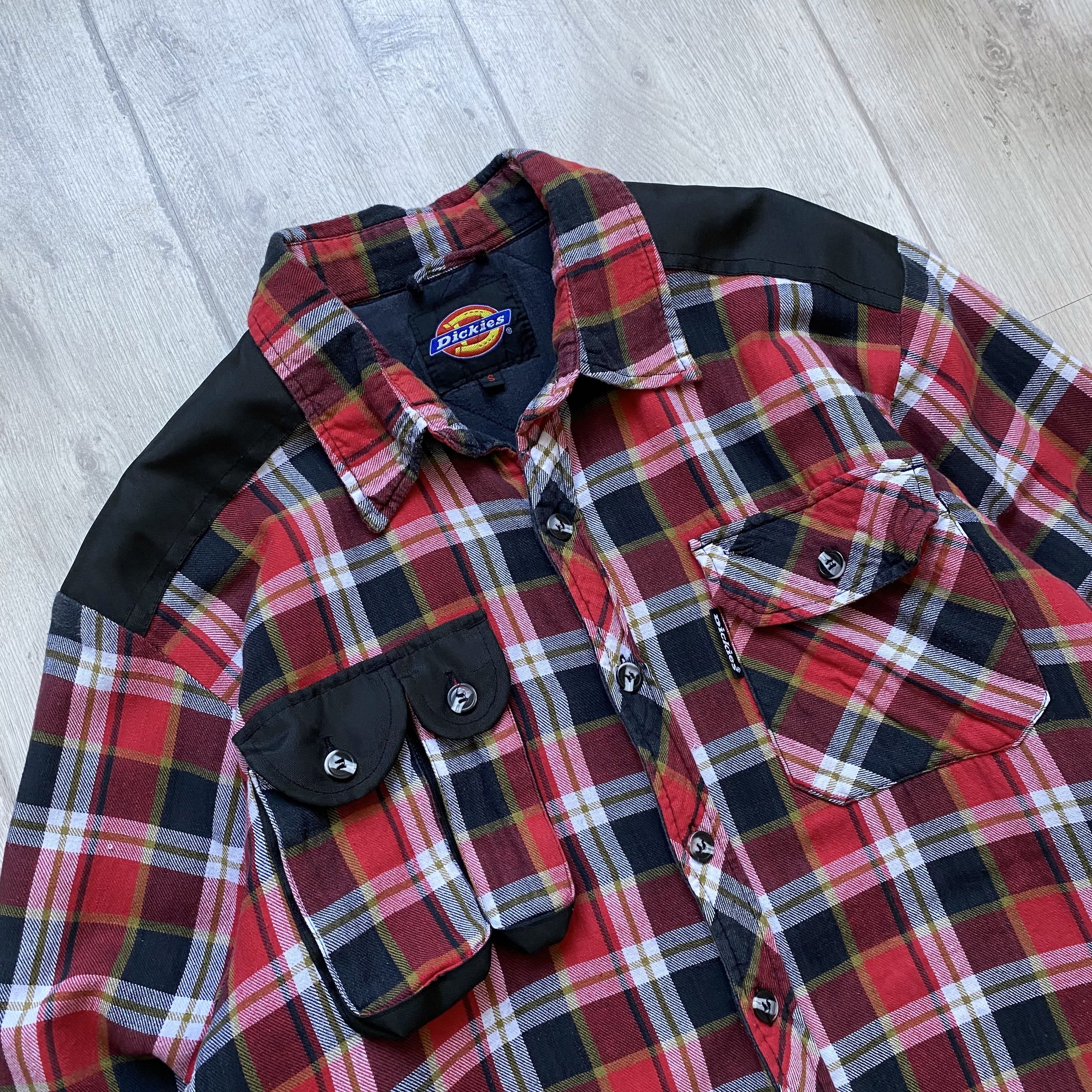 Dickies Vintage Flannel Dickies Quilted Work Jacket Shirt Overshirt Size US S / EU 44-46 / 1 - 2 Thumbnail