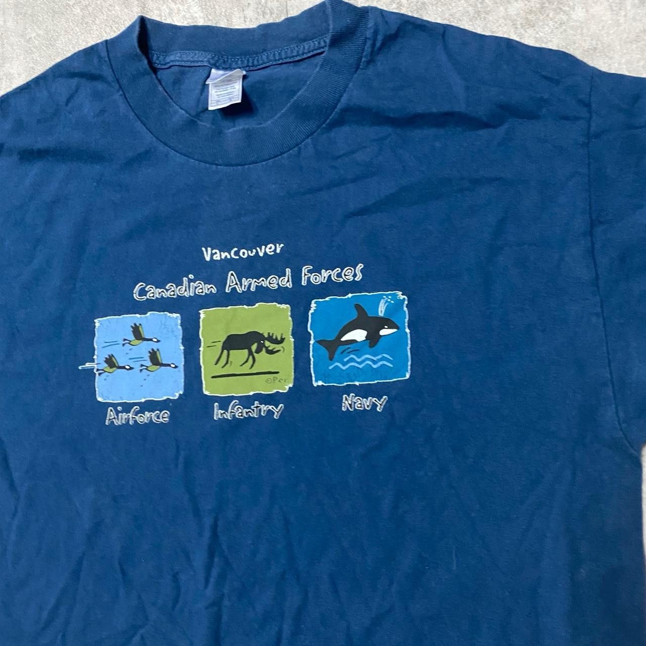 Other Blue Canadian Armed Forces T-shirt Size US L / EU 52-54 / 3 - 2 Thumbnail