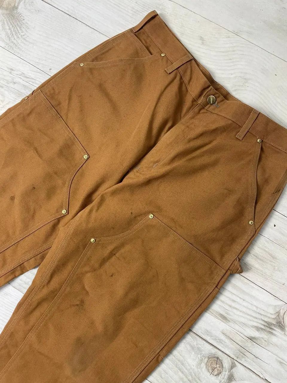 Carhartt Vintage Carhartt Double Knee Carpenter Pants 90s Distrissed Size US 34 / EU 50 - 3 Thumbnail