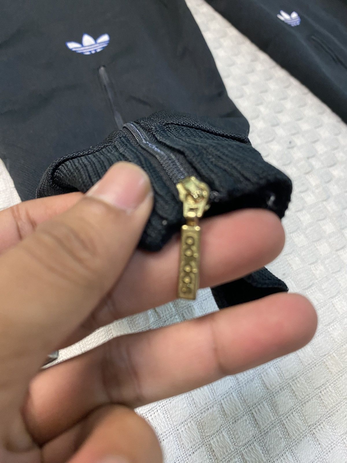 Adidas 💥Vintage ADIDAS 90S LONG TRACK PANTS BLACK Size US 28 / EU 44 - 11 Thumbnail