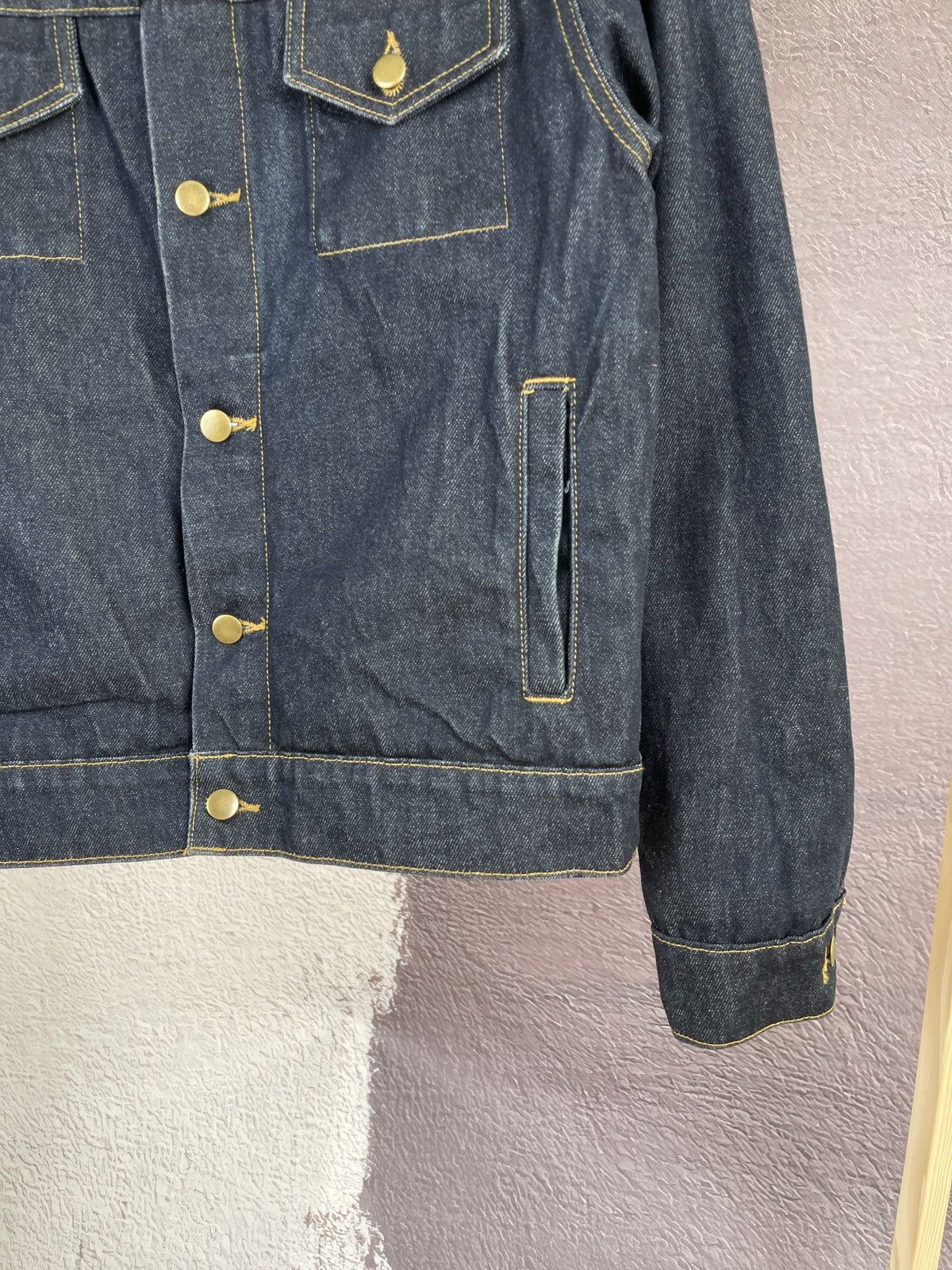 American Apparel American Apparel indigo blue denim trucker jacket made in US Size US M / EU 48-50 / 2 - 5 Thumbnail