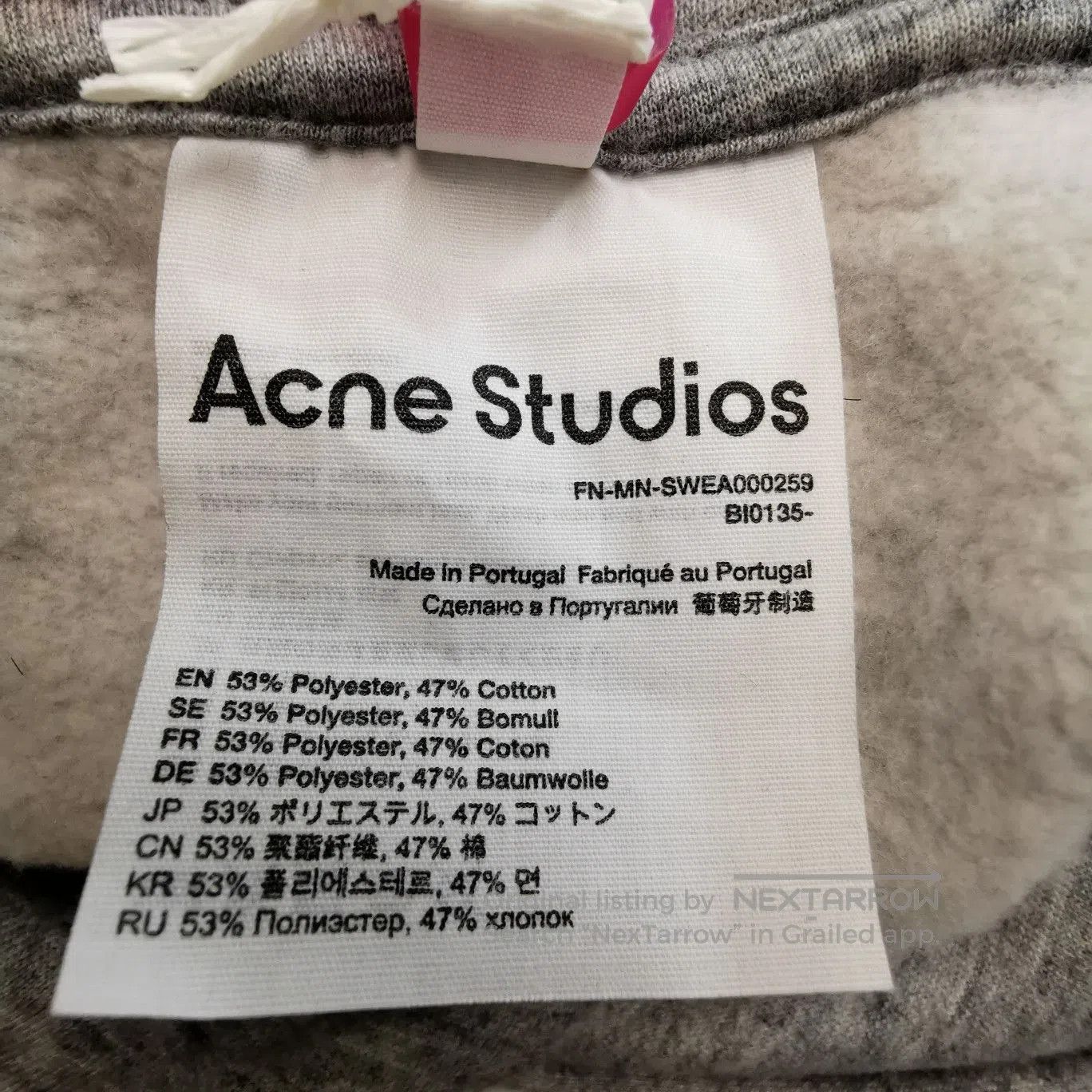 Acne Studios Acne Studios XS Cotton Solid Long-Sleeve Hoodie. Size US XS / EU 42 / 0 - 1 Thumbnail