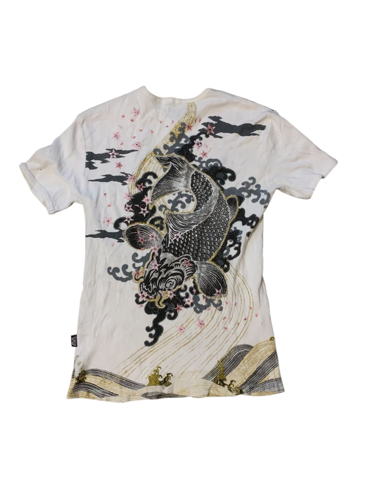 Art Comes First Sukajan Koi Element Embroidery Overprint Tee Size US L / EU 52-54 / 3 - 2 Thumbnail