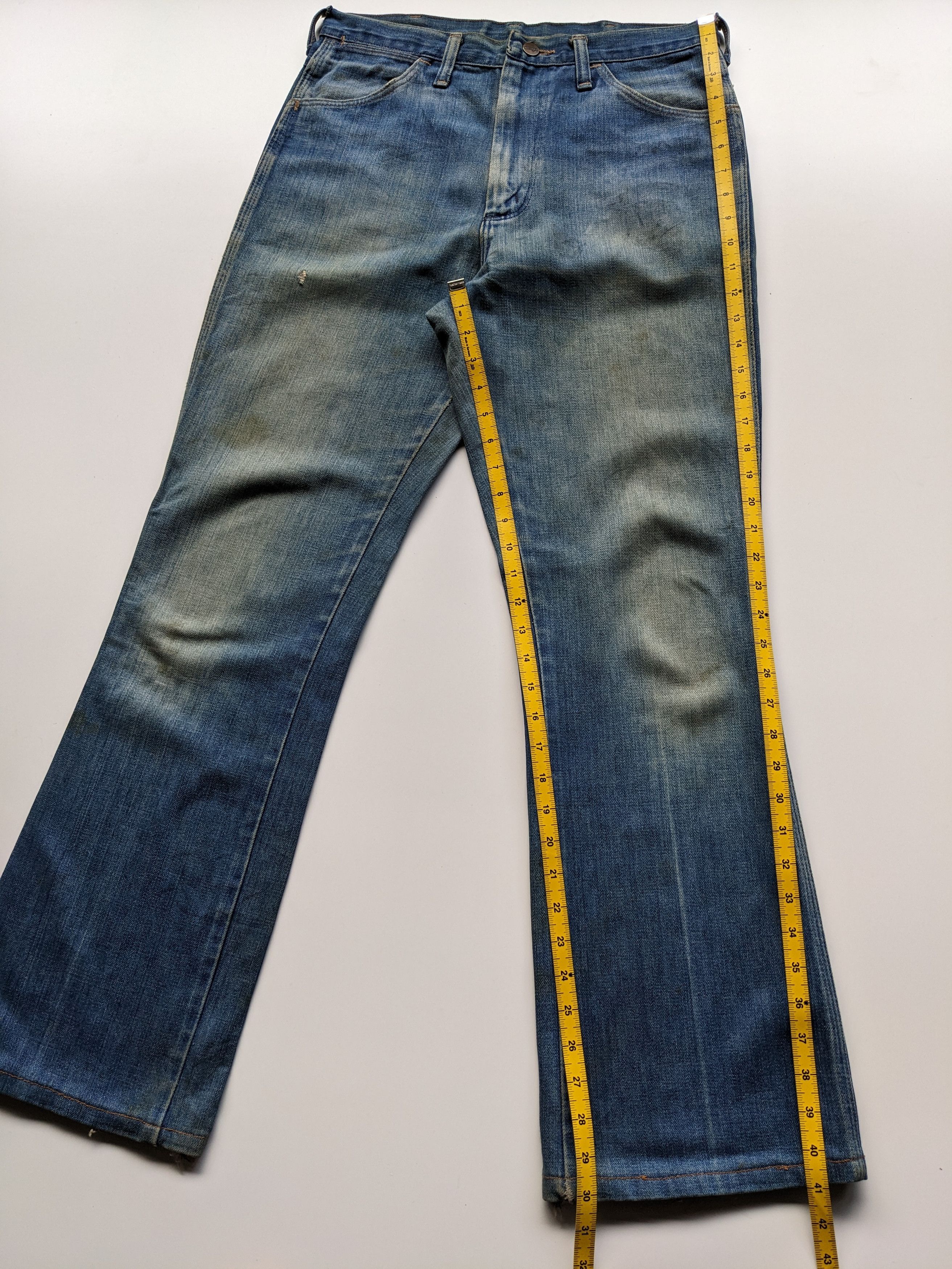 Vintage × Wrangler Vintage 70s Wrangler flare jeans Size US 31 - 12 Thumbnail