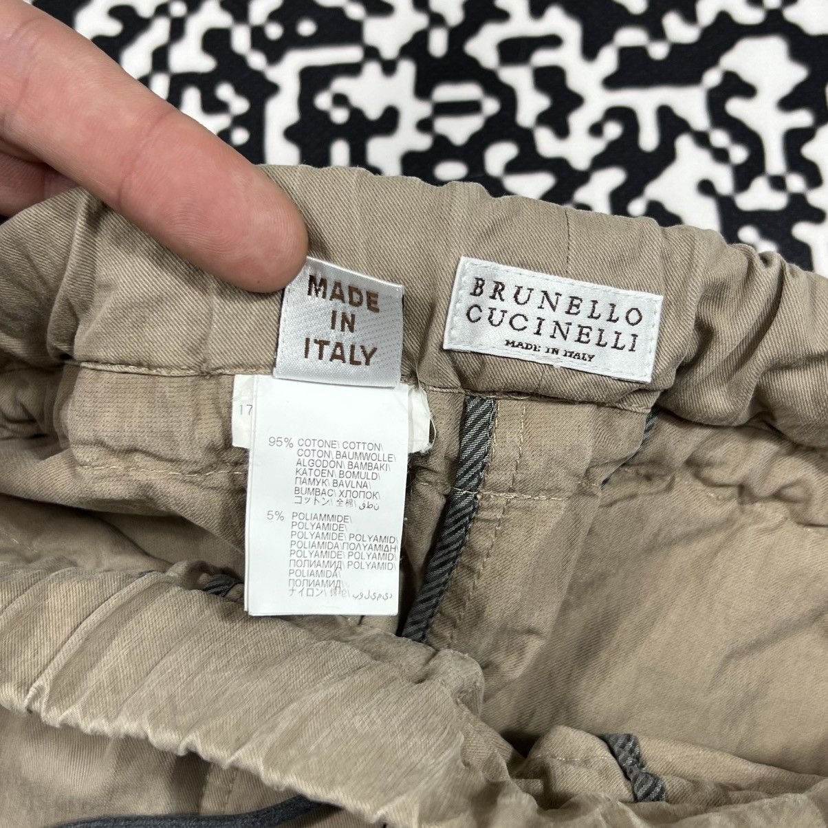 Brunello Cucinelli Vintage Y2K Brunello Cucinelli Luxury Retro Bridges Shorts Size 26" / US 2 / IT 38 - 14 Thumbnail