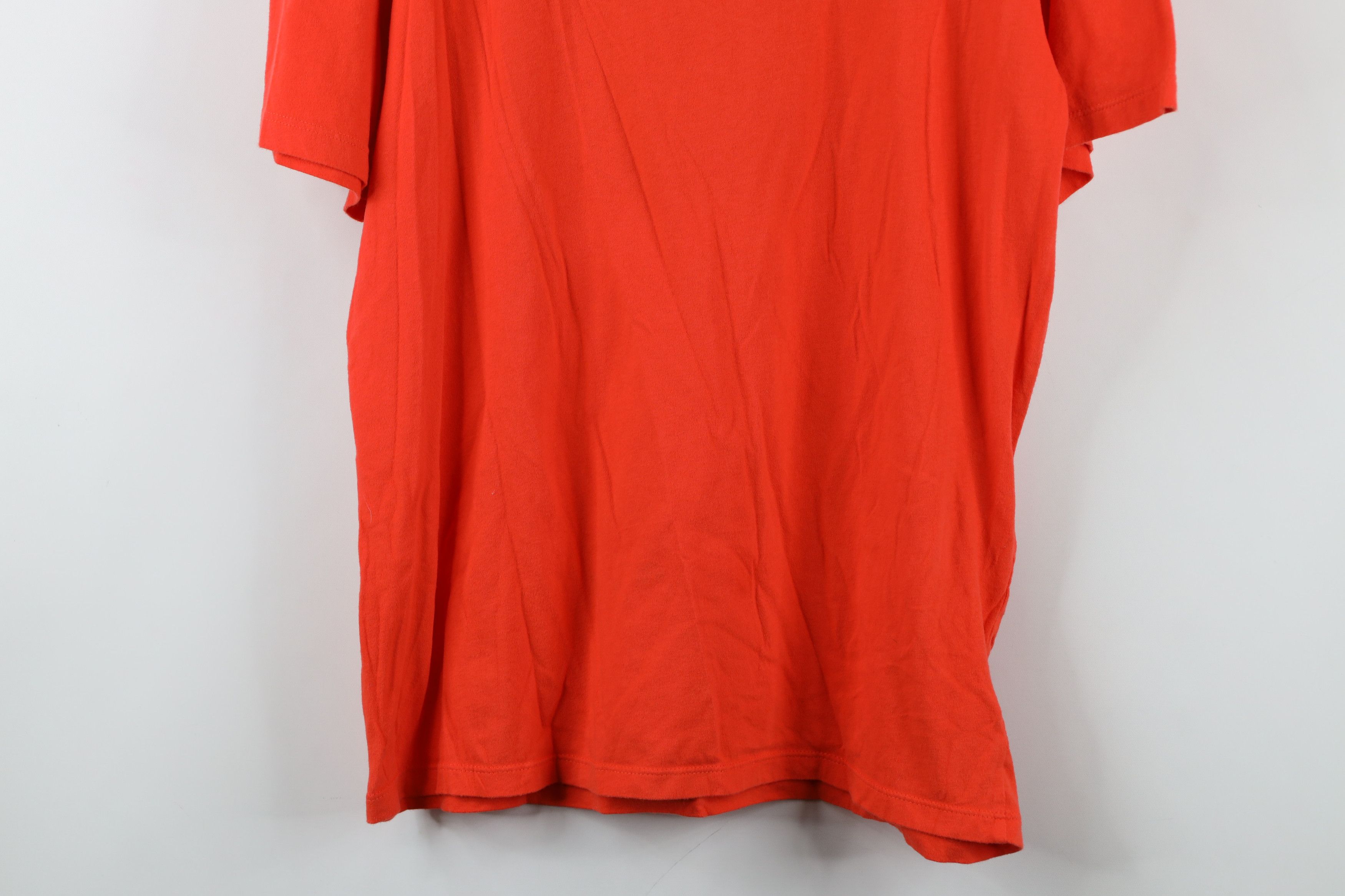 The North Face × Vintage The North Face Spell Box Logo Short Sleeve T-Shirt Orange Size US M / EU 48-50 / 2 - 3 Thumbnail