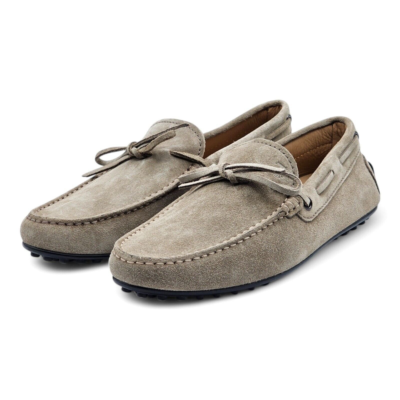 Tod's City Gommino Suede Driving Loafers Beige US 7 UK 5.5 - $695 Size US 7 / EU 40 - 1 Thumbnail