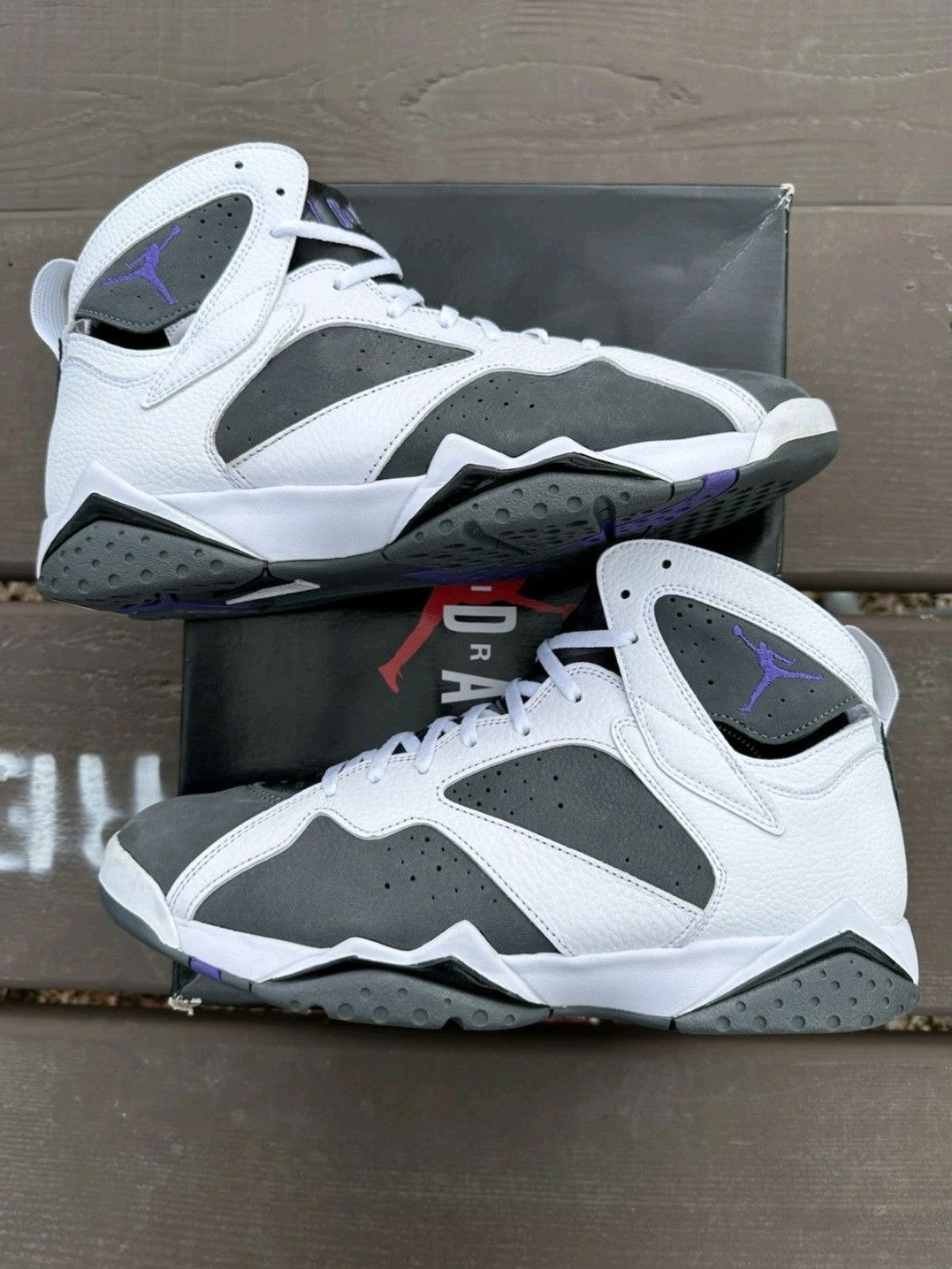 Jordan Brand Nike Air Jordan Retro 7 Flint 2021 CU9307100 Size 12 Men Size US 12 / EU 45 - 3 Thumbnail