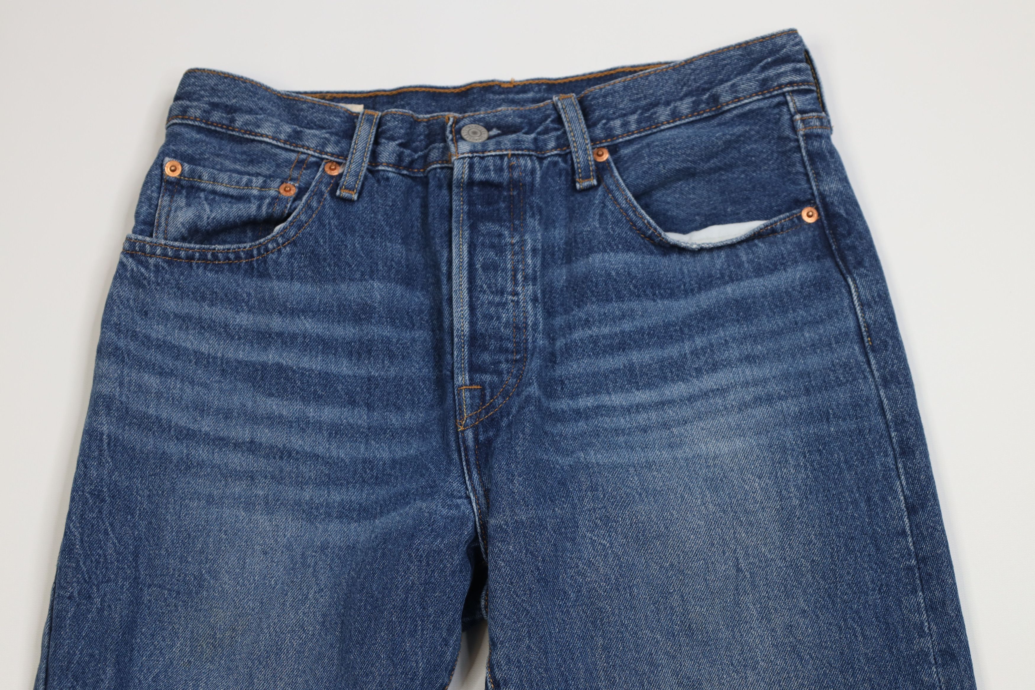Levi's Vintage Y2K Levis 505 Premium Fly Regular Fit Denim Jeans Size 29" - 2 Thumbnail