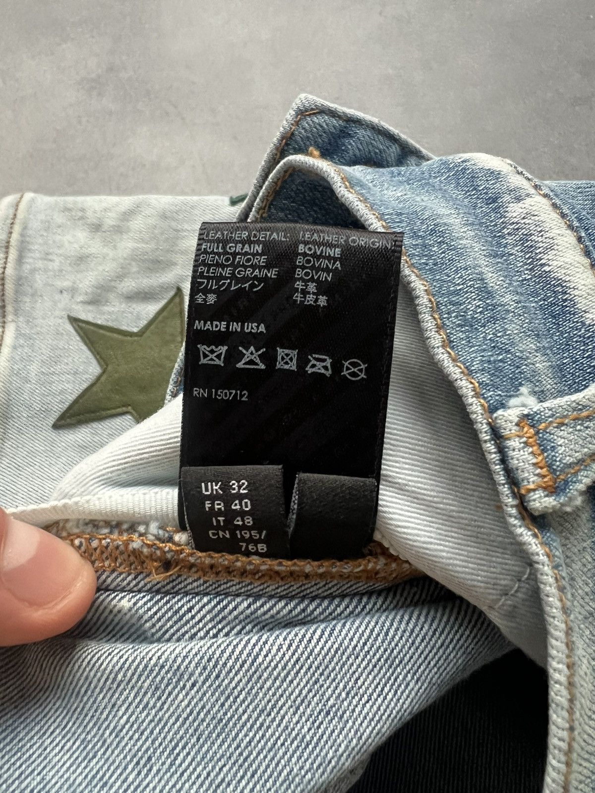Amiri Amiri x Chemist Stars Skinny Jeans Size US 32 / EU 48 - 12 Thumbnail