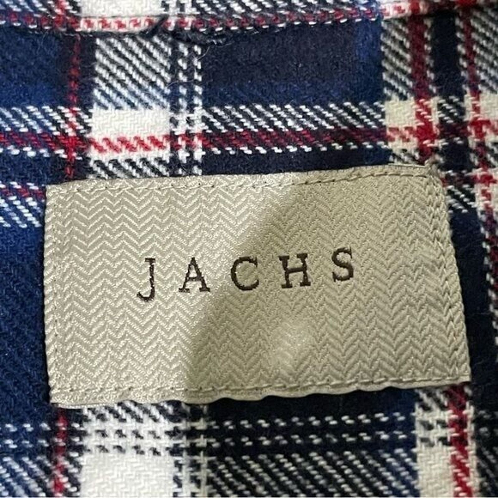 Other Jachs Brawny Mens Flannel Shirt 2X Plaid Heavyweight Size US XXL / EU 58 / 5 - 7 Thumbnail