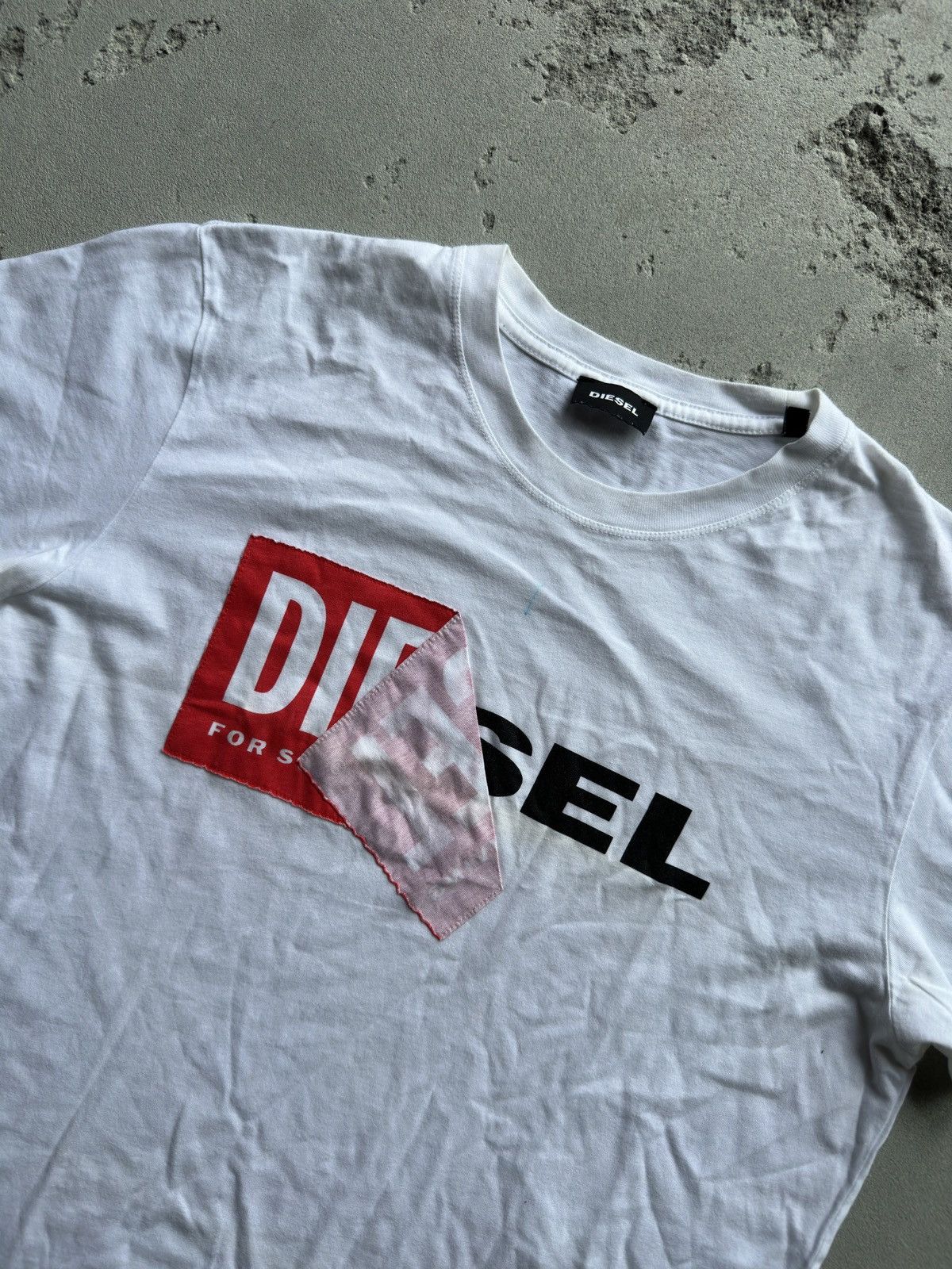 Diesel × Vintage Vintage Diesel T-Shirt Big Logo Japan Style Y2k Size US L / EU 52-54 / 3 - 3 Thumbnail