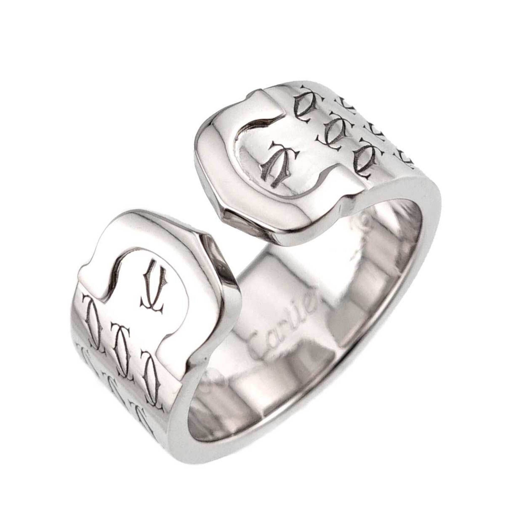Cartier Cartier C2 #49 Ring, 18K WG White Gold 750, 2C Limited Edition, 2000. Size ONE SIZE - 1 Thumbnail