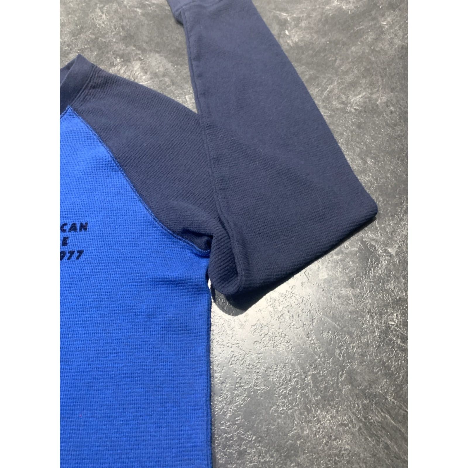 American Eagle Outfitters American Eagle Outfitters Men’s Thermal Waffle Knit Shirt Long Sleeve Crew Neck M Blue Casual Size US M / EU 48-50 / 2 - 2 Thumbnail