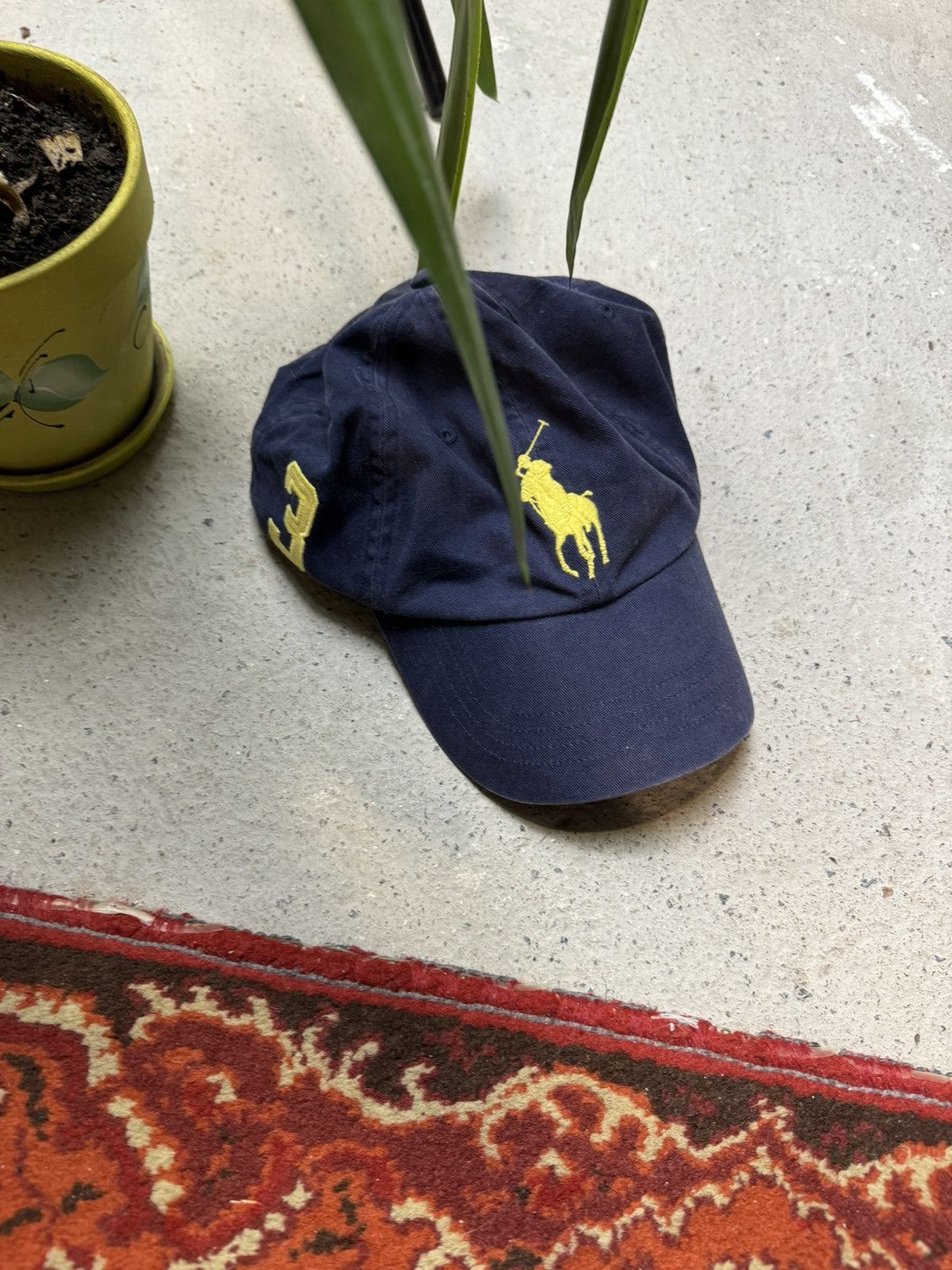 Polo Ralph Lauren × Vintage Vintage Y2K Polo Ralph Lauren Embroidered Logo 3 Horse Cap Size ONE SIZE - 1 Thumbnail