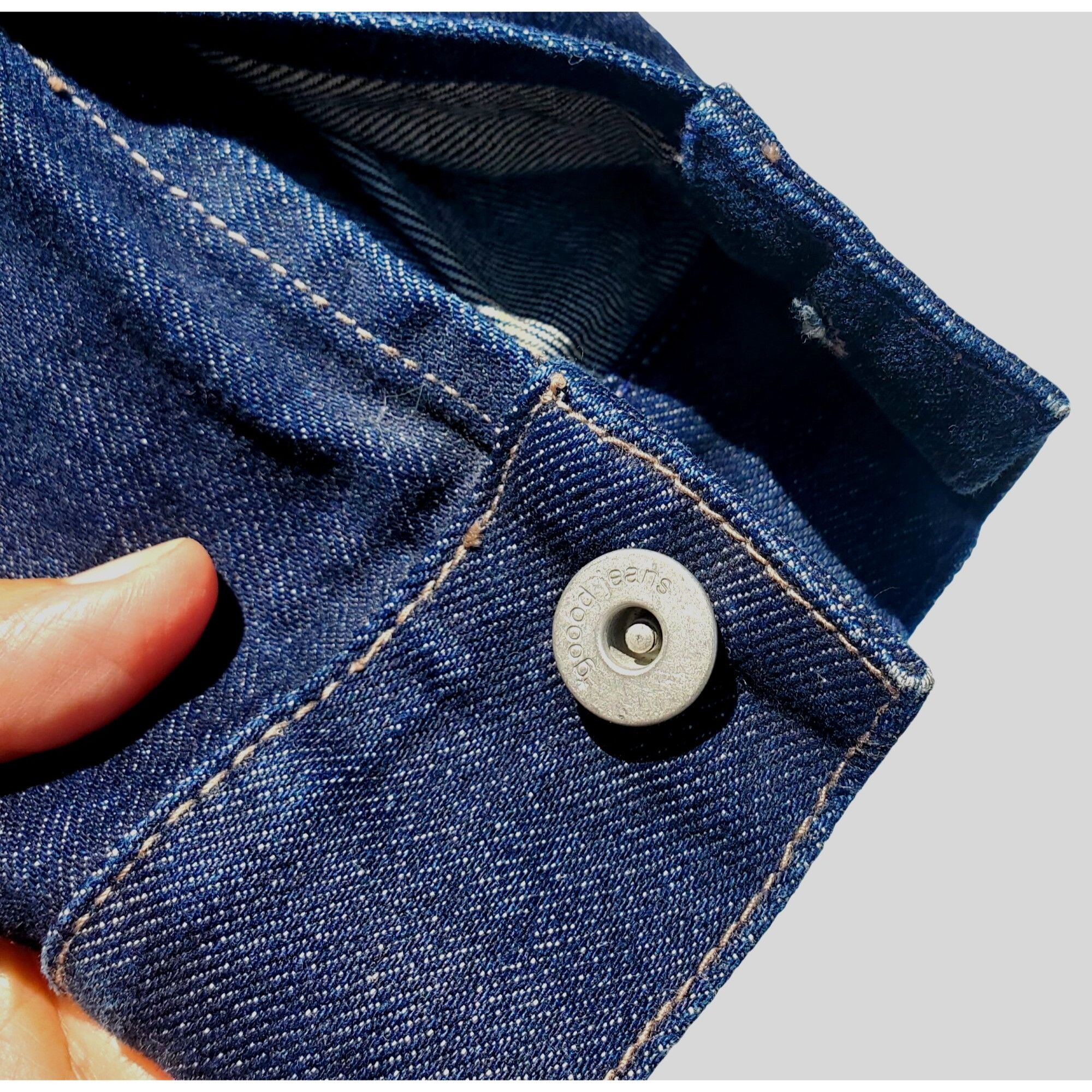 Handmade Frida Kahlo Y2K Portrait Denim Trucker Jacket Hand Painted W Size L / US 10 / IT 46 - 10 Thumbnail