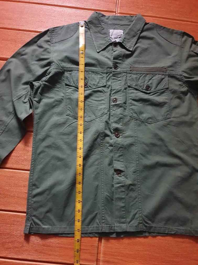 Japanese Brand 💥Doublefocus green military harajuku jacket Size US M / EU 48-50 / 2 - 7 Thumbnail