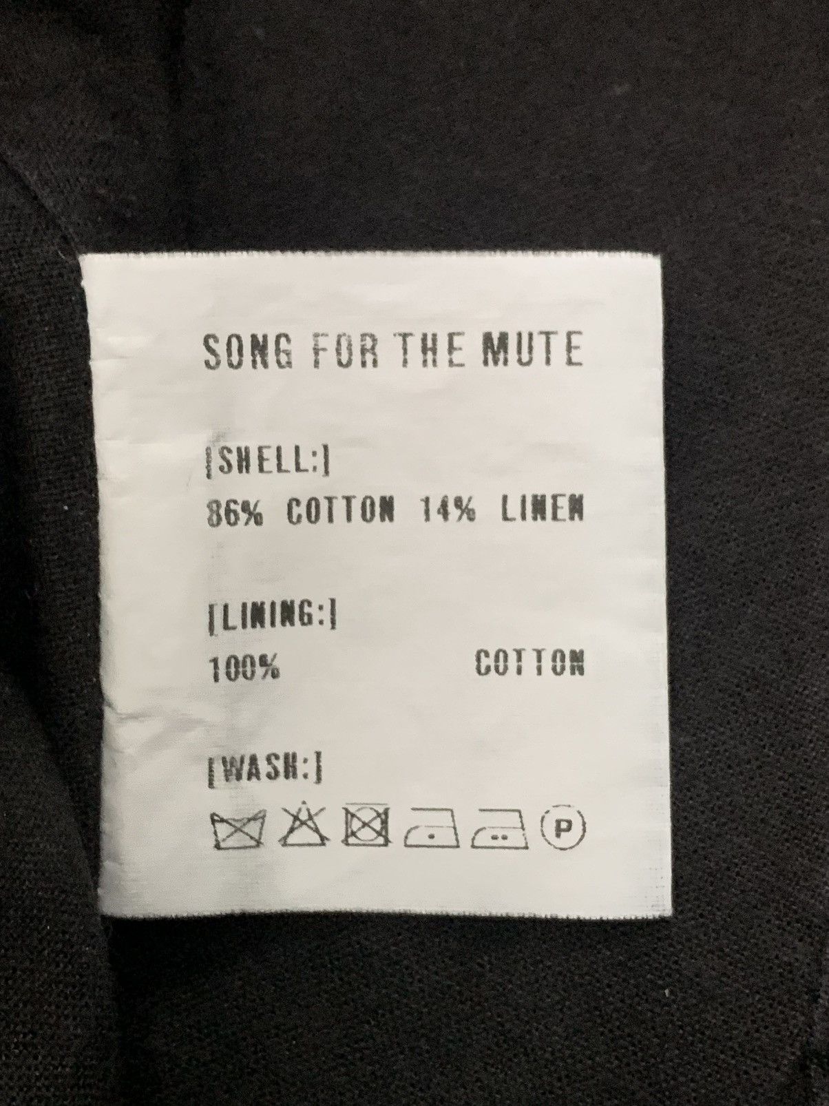 Song For The Mute SONG FOR THE MUTE TEXTURED - FALSE TWO-PIECE CROPPED PANTS Size US 32 / EU 48 - 11 Thumbnail